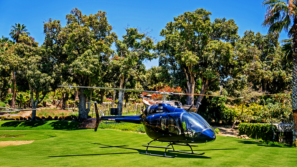 Part of our fleet at Baja Air BELL 505 Helicopter